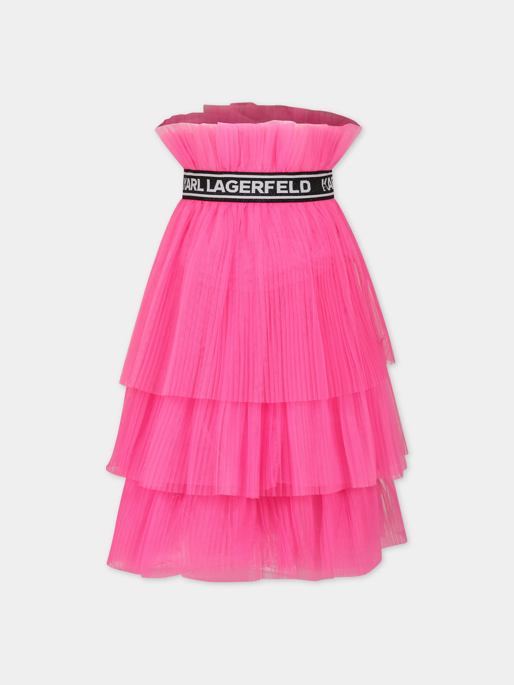 Elegant fuchsia skirt for girl